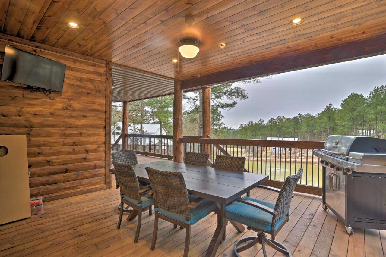 Luxe 'Great Bear Lodge' With Spa, Fire Pit, And Views! Broken Bow Exterior photo